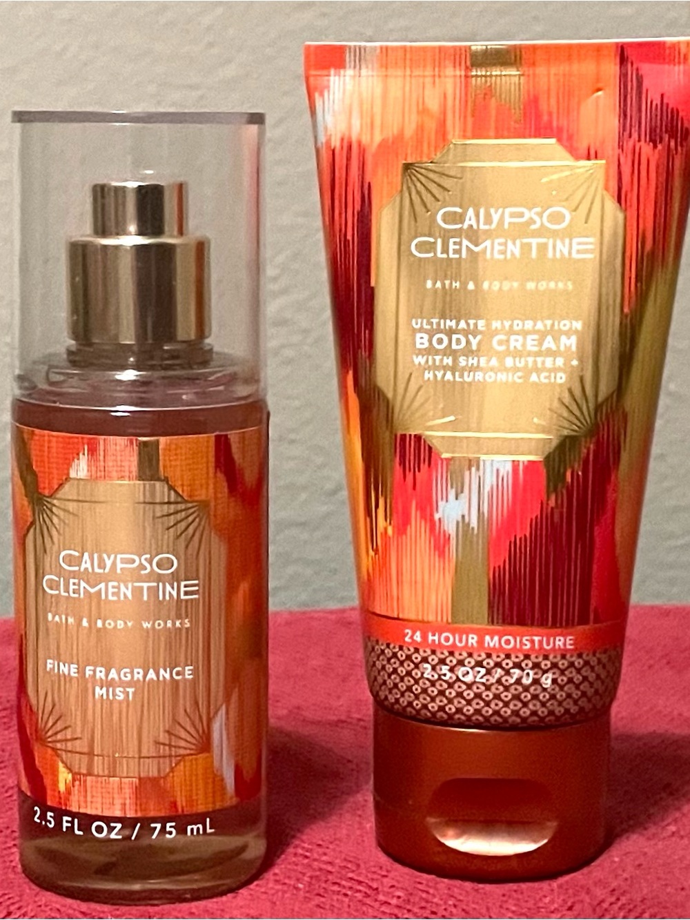 Bath & Body Works CALYPSO CLEMENTINE TRAVEL Set